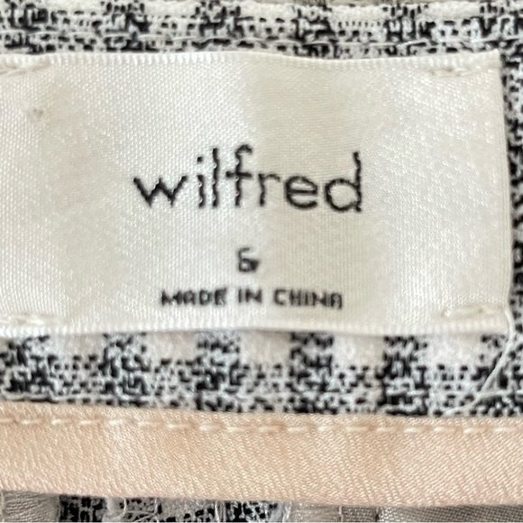 ❌SOLD❌ Aritzia Wilfred Kick Flare Pant High-Waisted Gingham Trouser Pant size 6 - Picture 8 of 11